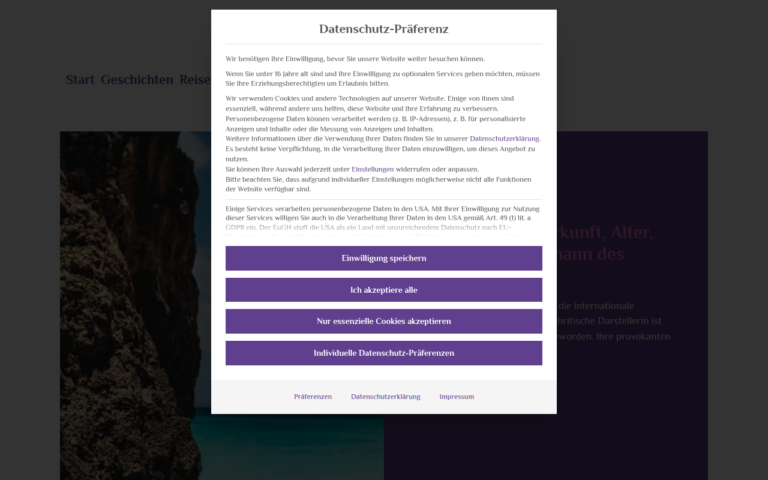 erotikschloss.de Bewertung Webseite Screenshot
