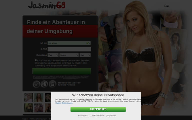 jasmin69.com Bewertung Webseite Screenshot